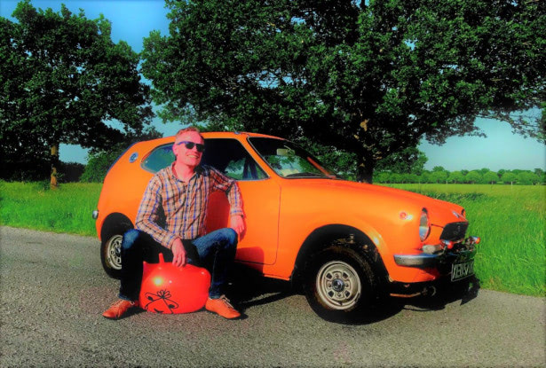 ランドローバーに突撃されたオレンジのホンダ│次はどこにいこうか