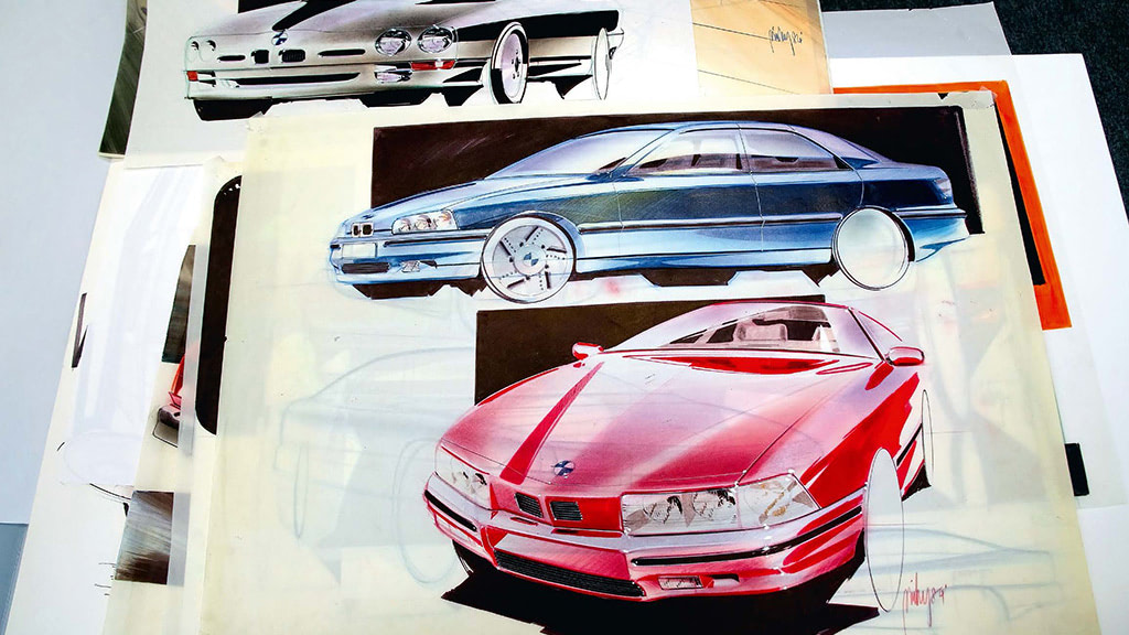 BMW歴代のデザイナーたちが描いた貴重なスケッチ19枚 | octane.jp