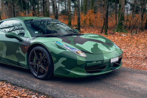 イタリアを代表する御曹司が特注した、ミリタリー仕様のフェラーリ458