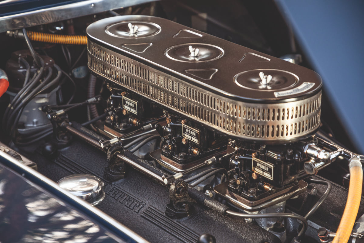 Ferrari 250GTOENGINE純銅製 エンジンパーツディスプレイボード