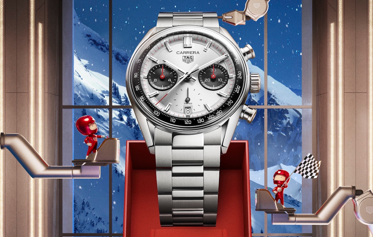 タグ・ホイヤーのホリデーキャンペーン2024｜キャンペーンビジュアルを
