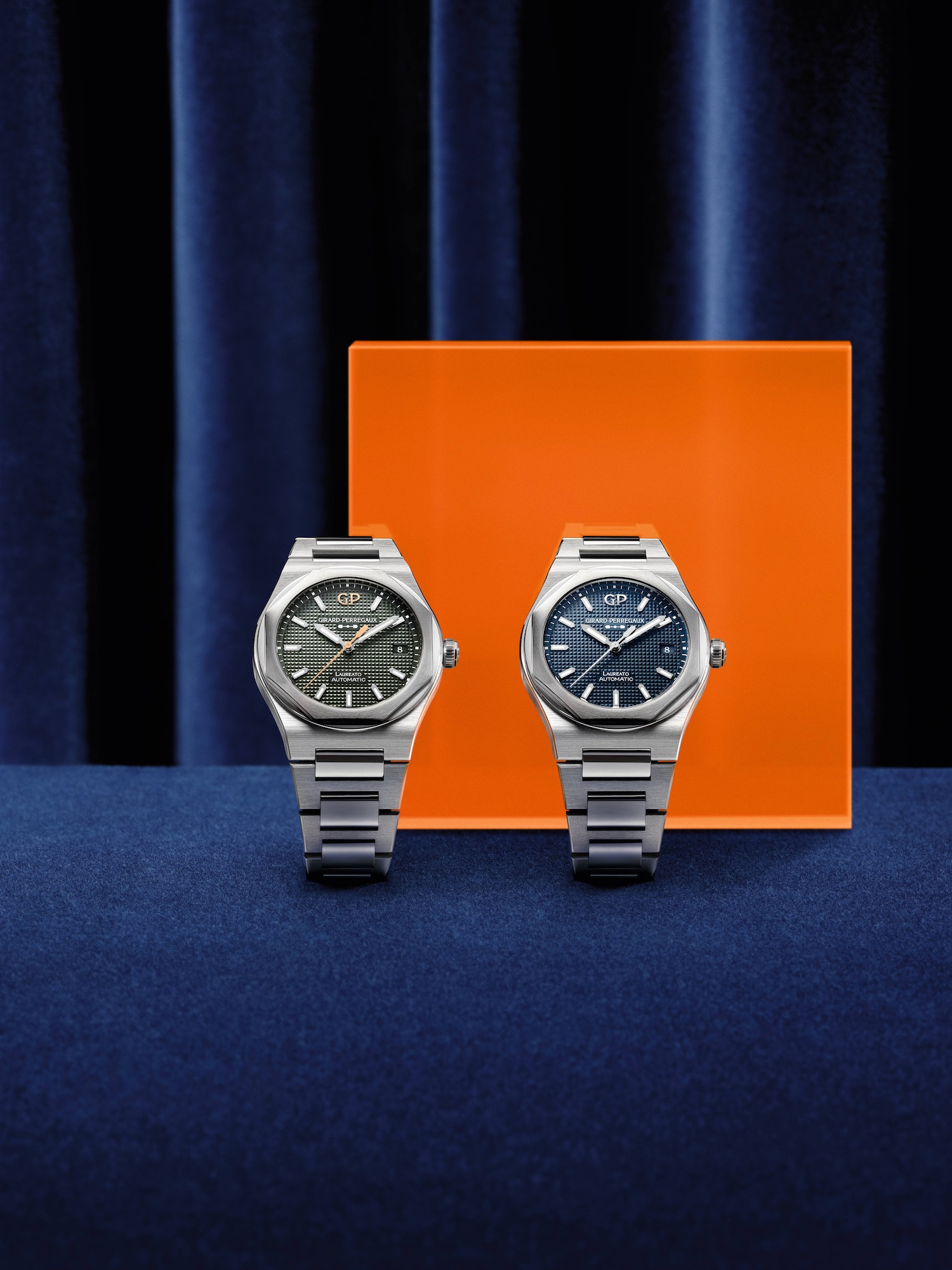 ジラールペルゴ　GP ロレアート　箱 ジラール・ペルゴ ロレアート 41MM ホワイト 225本限定 国内正規品