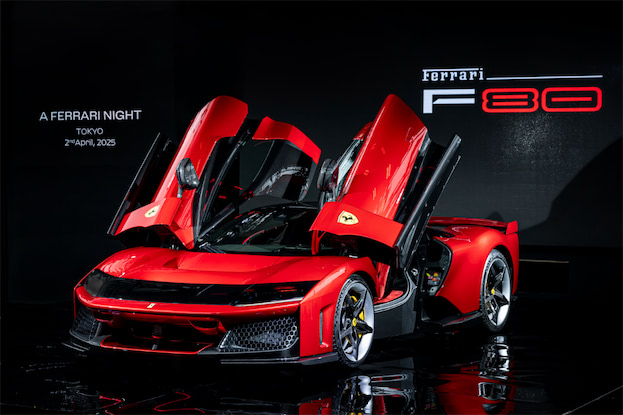 フェラーリF80が日本初お披露目｜イベントにはF1ドライバーも登場