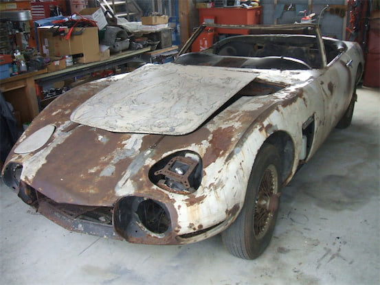 トヨタ Toyota 2000GT オープントップ Open Top 1/43 - 京商 Kyosho トヨタ2000GT #46 EBBRO製 模型車 EBBRO 1⁄43 Toyota 2000GT Open top