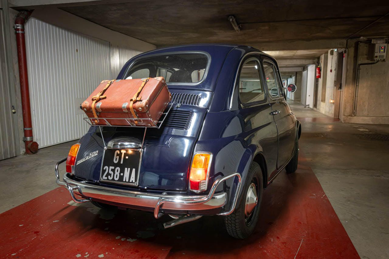 クラシック フィアットFiat 500F/R ドア内装パネル/レッド
