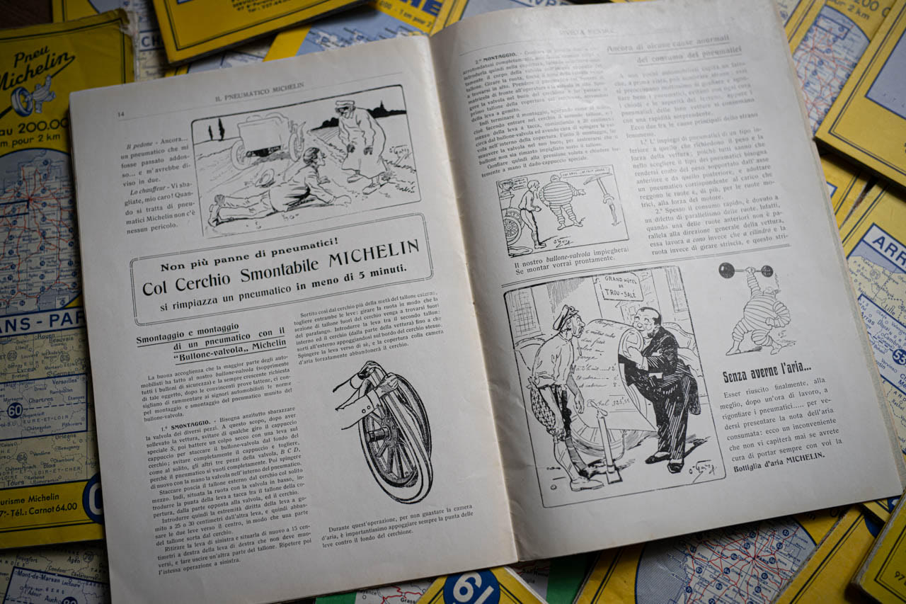 ビバンダムはとっくに知っていた｜1909年のミシュラン。イタリアの