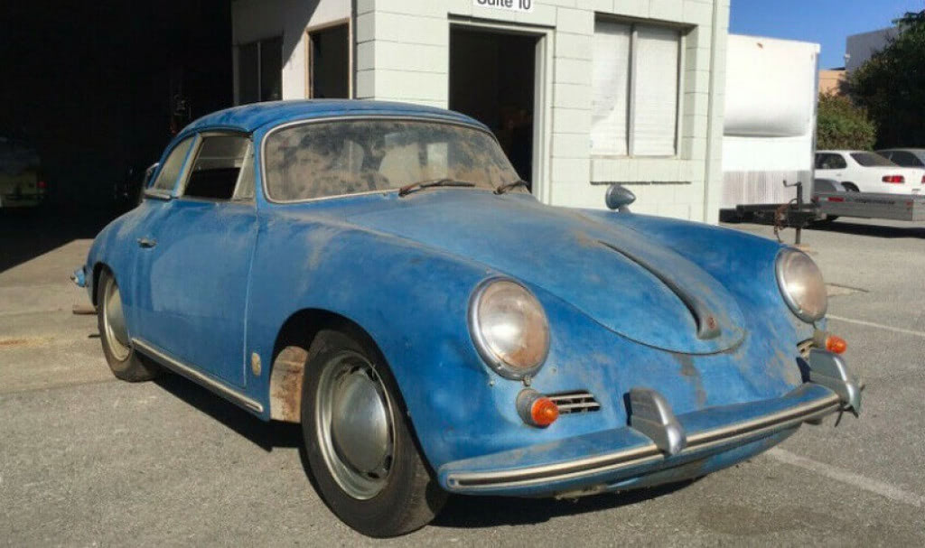 長い間眠っていたハードトップのポルシェ356をゲットするチャンス