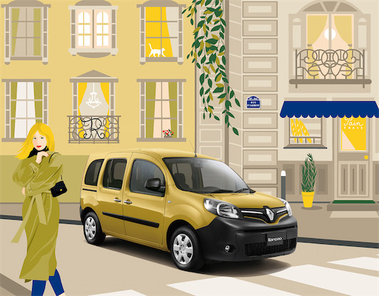 150台限定 晩秋のファッションカラーをイメージしたカーキ ルノー