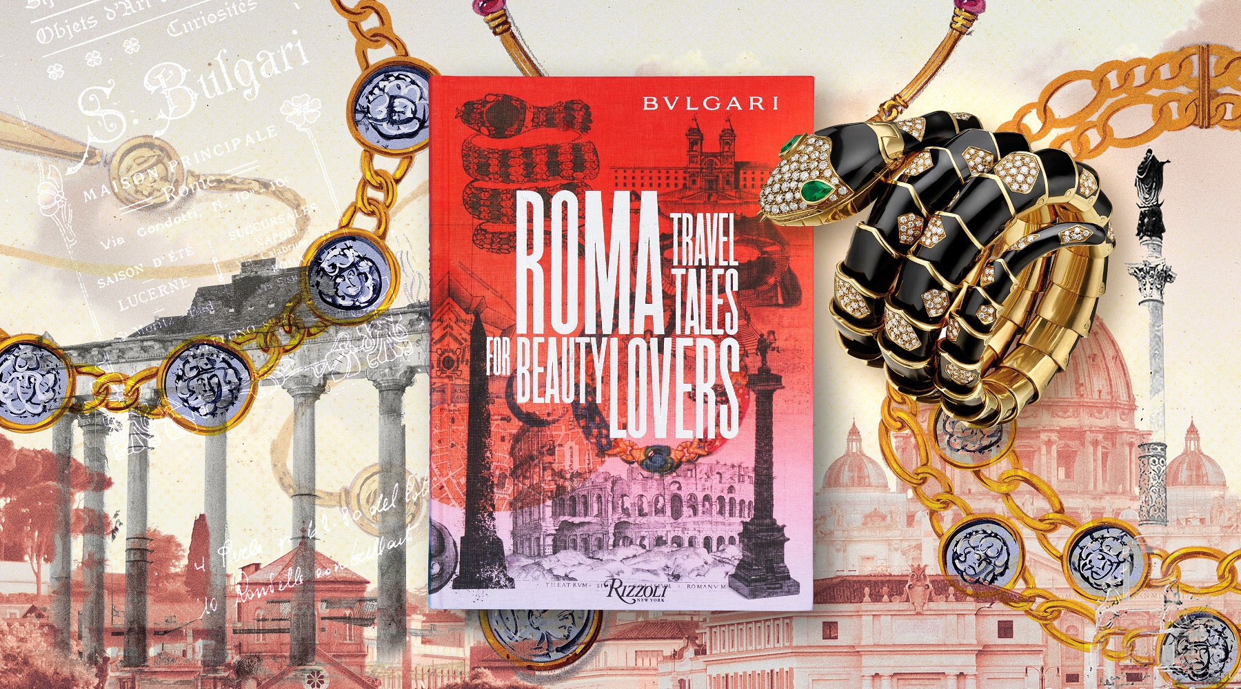 BVLGARI ROMA『BVLGARI ROMA：TRAVEL TALES FOR BEAUTY LOVERS』 発刊