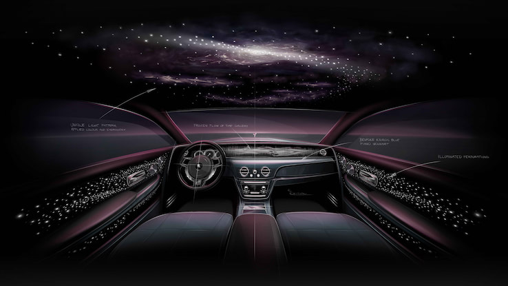 壮大な宇宙をイメージした特別なロールス・ロイス 20台限定