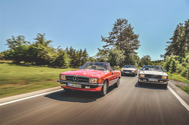 トルクは？サウンドは？ 3台のR107を乗り比べ！ 名車メルセデス