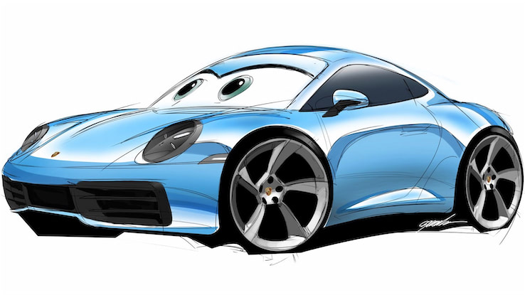 映画 カーズ のキャラクターが現実世界に逆輸入 ポルシェが サリーカレラ のプロジェクトを発表 Octane Jp Fuelling The Passion 車に情熱を